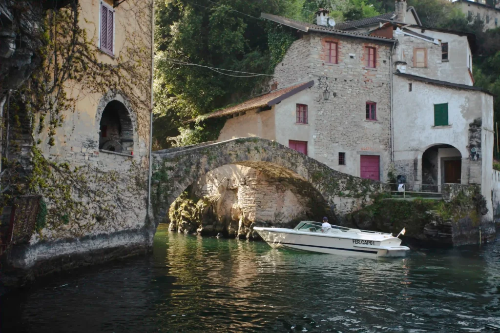 Our boat Colombo 21 on Lake Como, during our tour fercaplakecomo