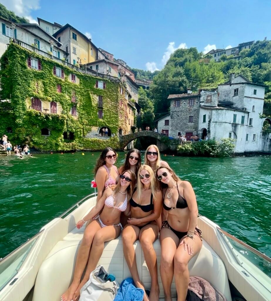 Our boat Colombo 21 on Lake Como, during our tour fercaplakecomo